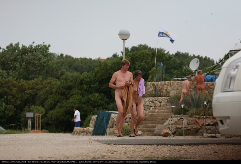 Nudism Family Indian Summer Painting photo gallery - The Cult of Nudity Is Open to All