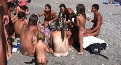 The vast oceanfront 1 Full HD video - Nudity is perceived as a natural way of life