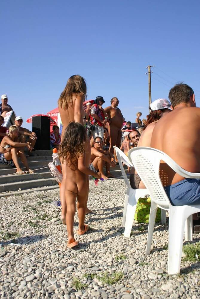 Naturist Standing Sideline - Not being afraid of nudity is the path to inner freedom and harmony