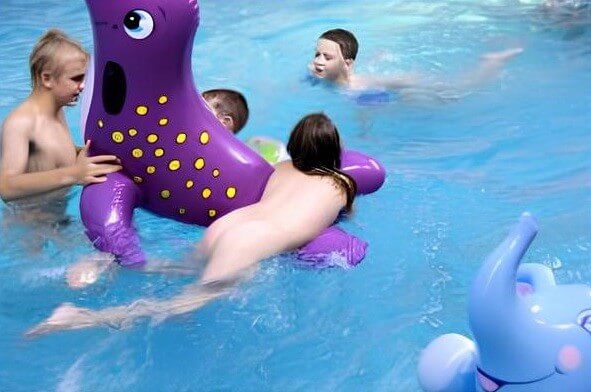 Indoor Waterside Day photo gallery - Engaging in naturism promotes inner harmony and peace of mind