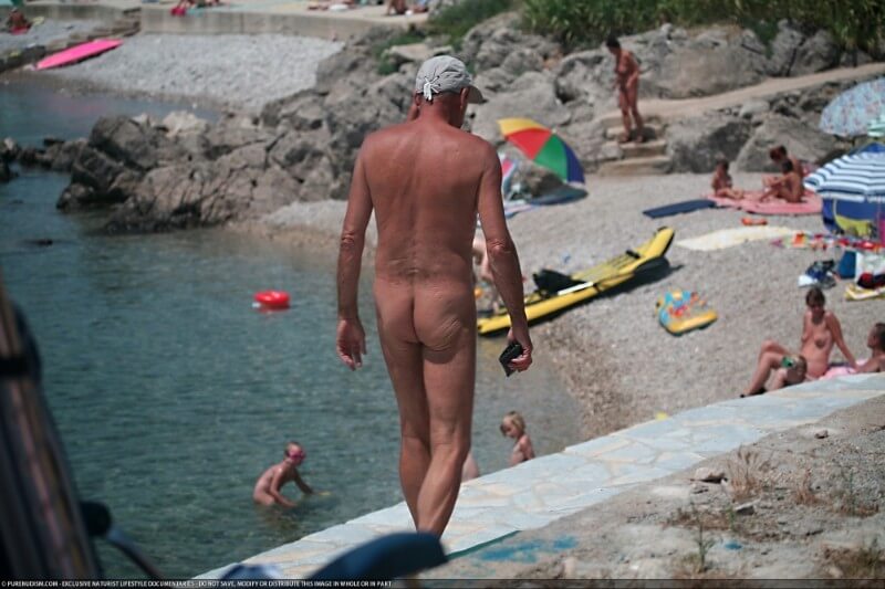 Nudist Shore Walking pics - Naturism teaches respect and love for the natural world