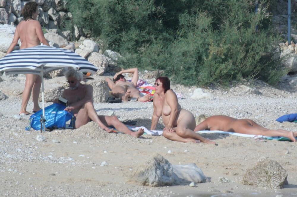 Croatian Baska Beach pics - Nudity as part of a life free from shame and fear of ones own nakedness