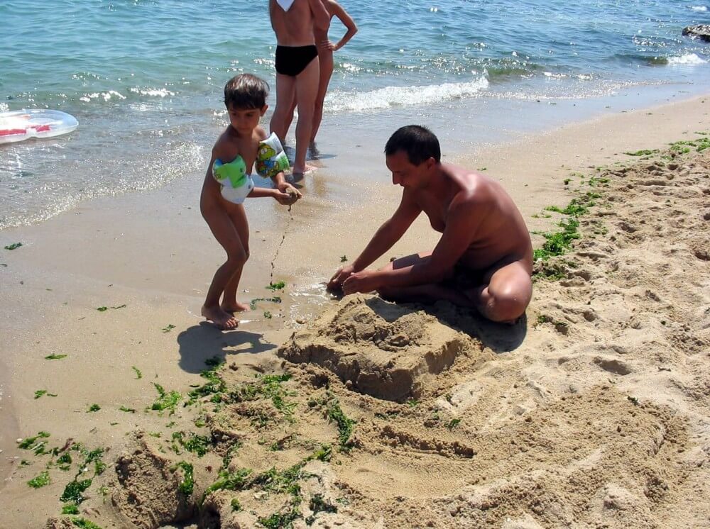 Bulgarian Sandy Paint Over - Nudity is considered a natural part of human life