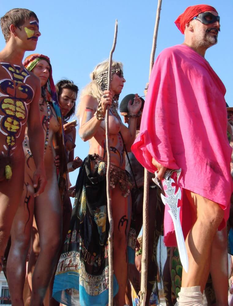 Neptune Day Mountain Top pics - Are required to remain naked at all times
