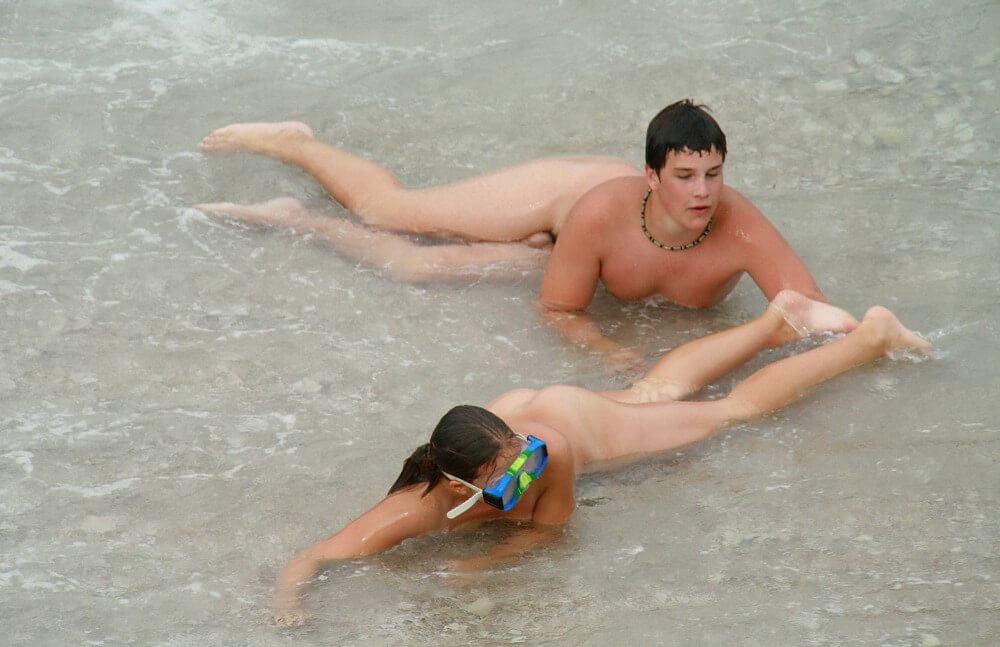 Wading In The Shallows pics - Nudity is perceived as part of natural existence and the beauty of life