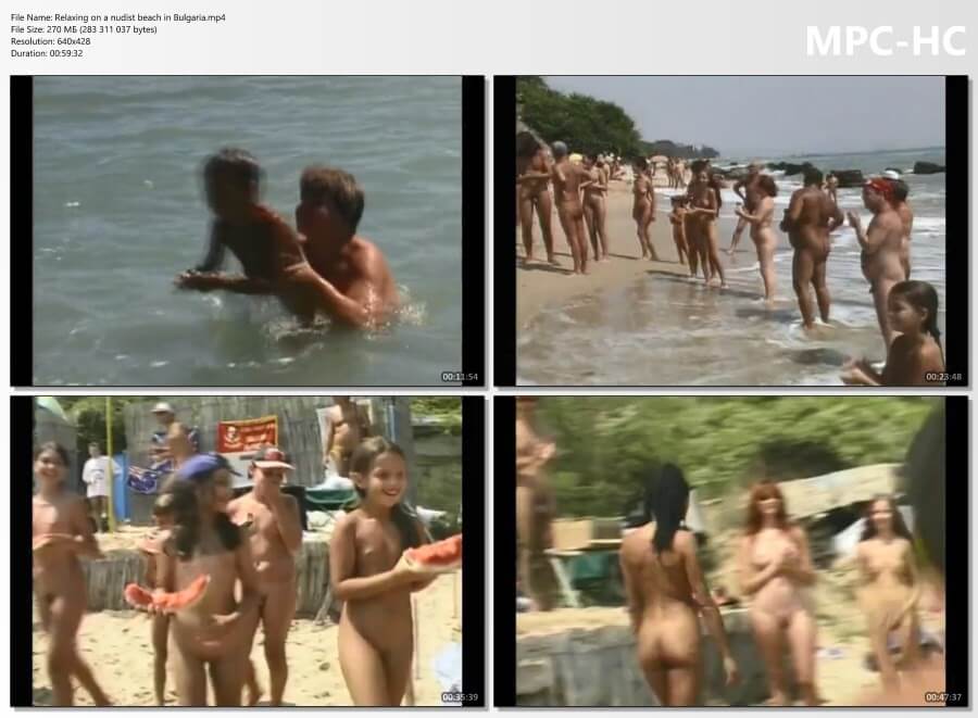 Relaxing on a nudist beach in Bulgaria - Nudism is a lifestyle in harmony with nature