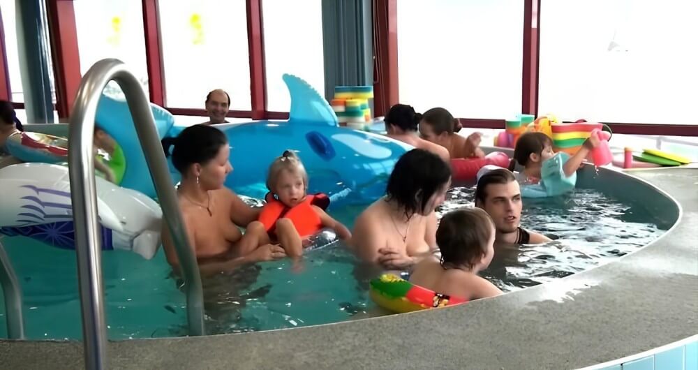 Indoor Swim Exercise - Naturism and society