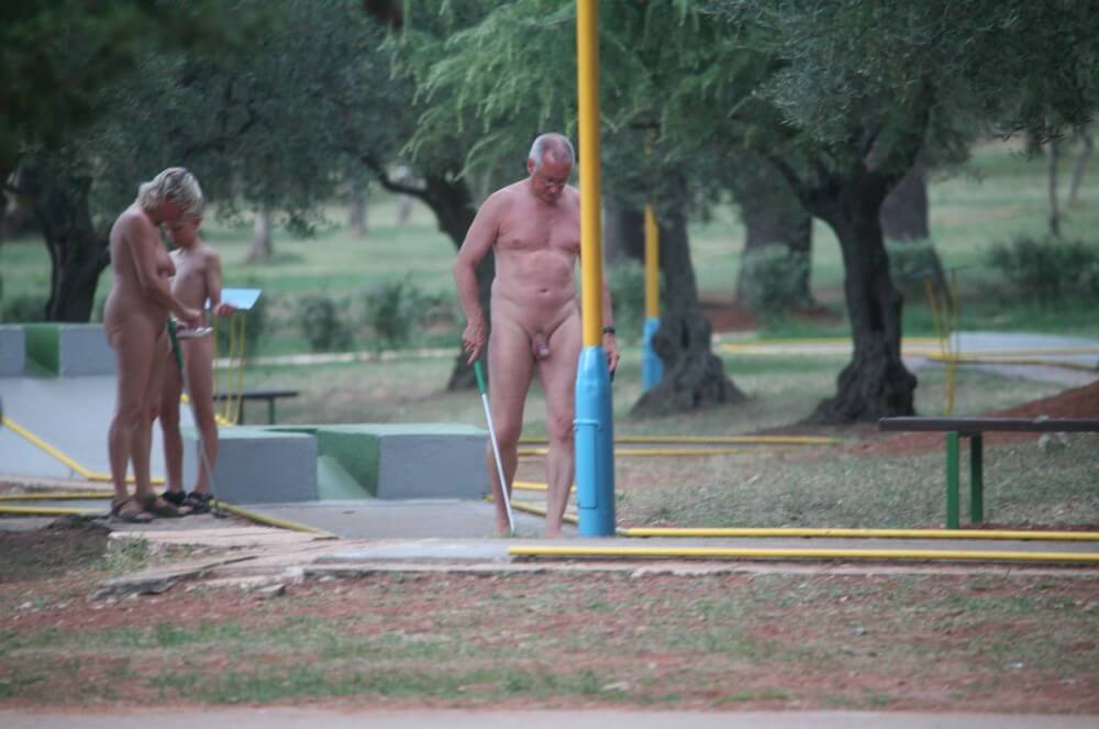 Mini-Golf Nude Participants pics - A Haven for Those Who Wish to Go Naked