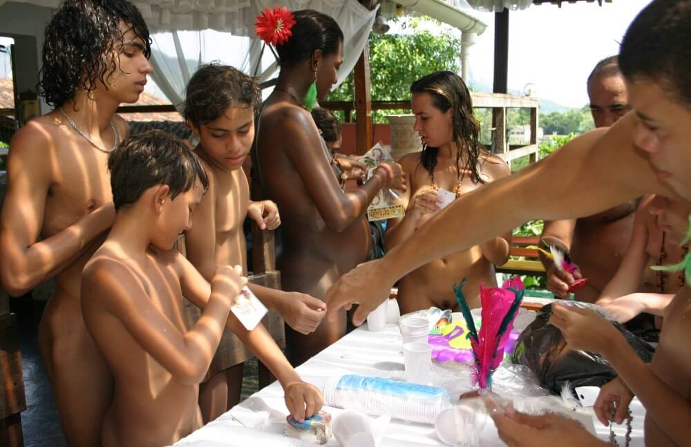 Brazilian Sunshine Beauty photos - Nature fills naturists and nudists with energy and inspiration