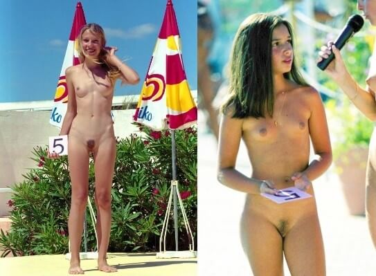Junior Miss Pageant Beauty Contest photos - Looking at the sun and my own naked body