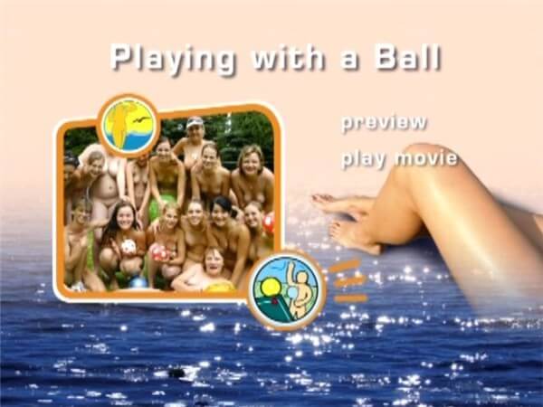 Naturist Freedom: Playing with a ball - Living in harmony with nature is a defining characteristic of the naturist and nudist community
