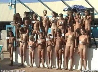 Junior Miss Pageant France video 2 - Nudism reduces self-consciousness