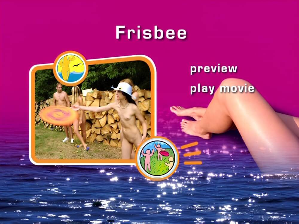 Naturist Freedom - Frisbee DVD - For naturists, nudity is part of natural existence