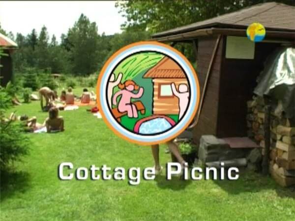 Naturist Freedom: Cottage Picnic DVD - Naturism implies a life free of unnecessary problems