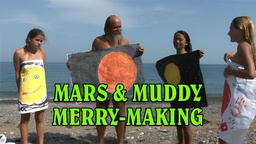 Enature - Mars and Muddy Merry-Making - Blending in with the crowd of nudists