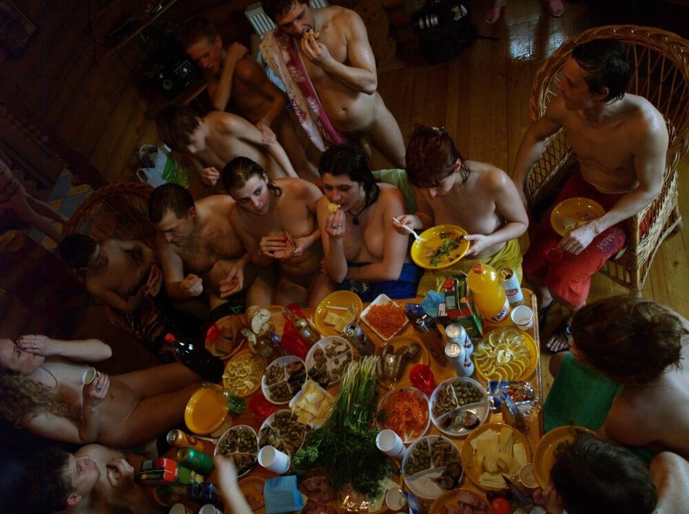 Family Valentines Dinning pics - Nudists appreciate and love nature