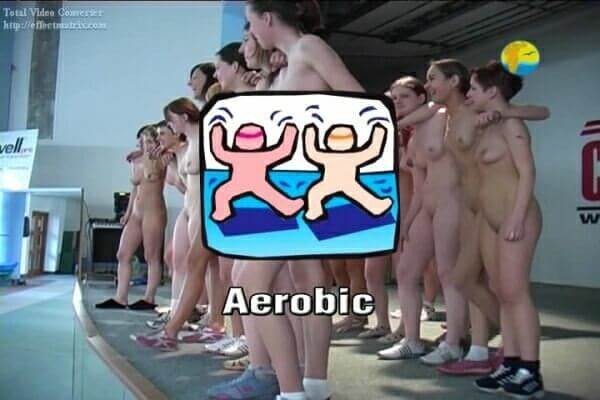 Naturist Freedom: Aerobic - Wearing less clothing is fashionable