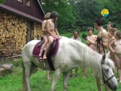Naturist Freedom: In the Sun - She went out completely naked