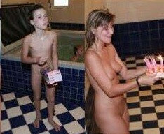 Naturists celebrates birthday photos - Nudism teaches you to appreciate the present