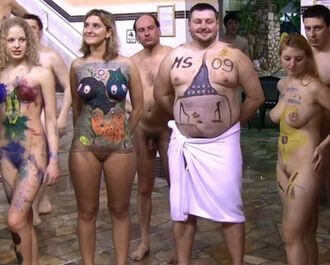 AquaPark Pageant Night Full HD video - The nudist community strives for tolerance